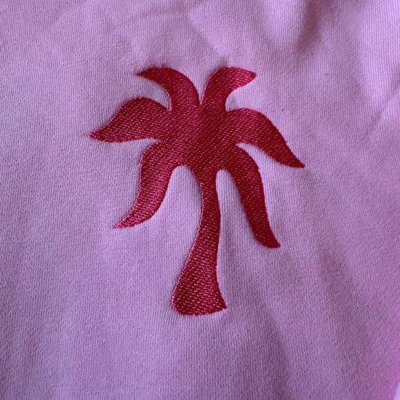 Pink Palm Puff Size L “To Live for the Hope of it All” Hoodie - Picture 5 of 11